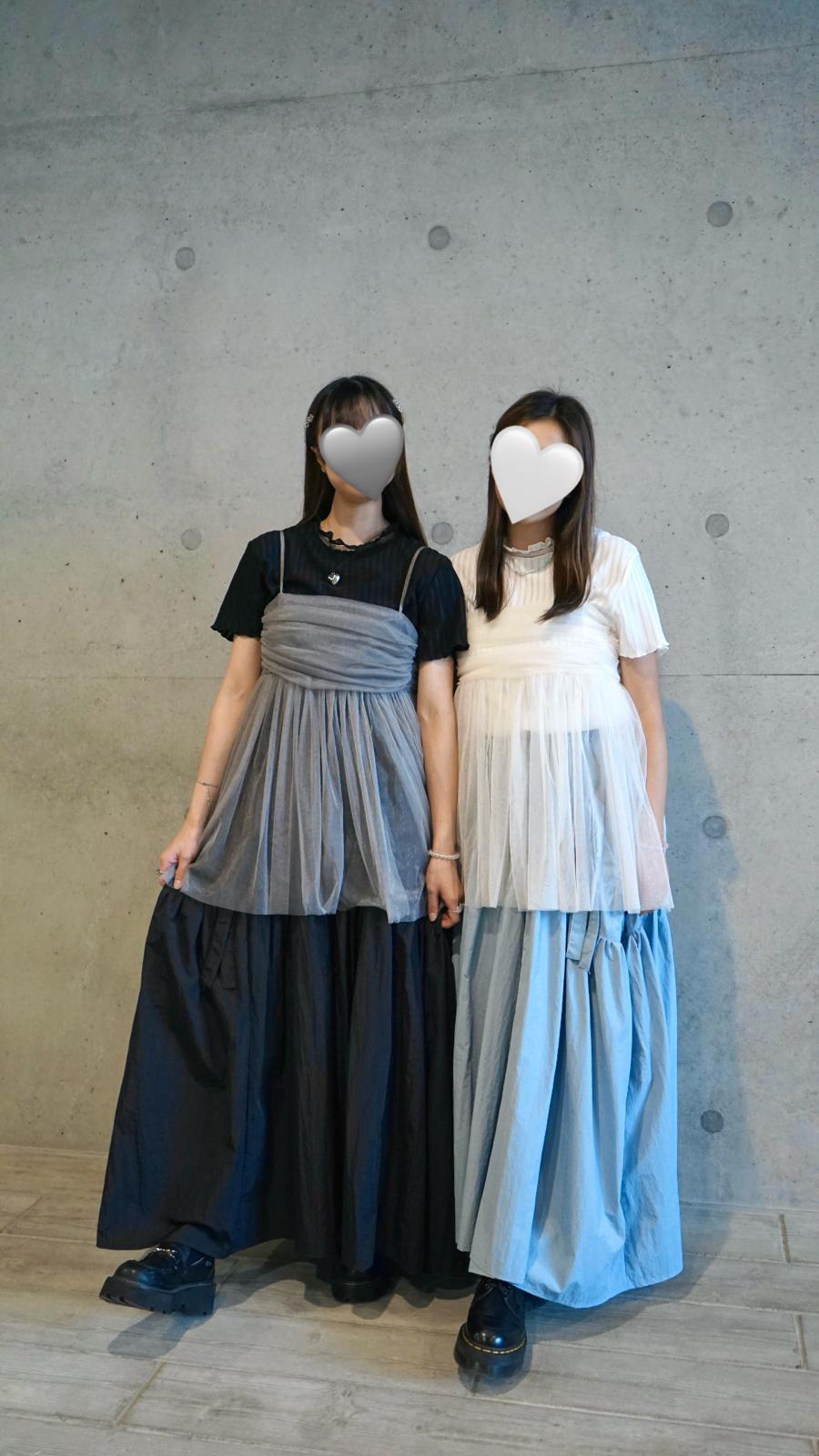 閃閃珠光紗紗吊帶背心