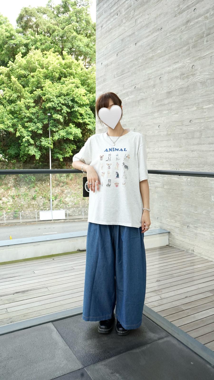 必入！日系闊腳牛仔褲