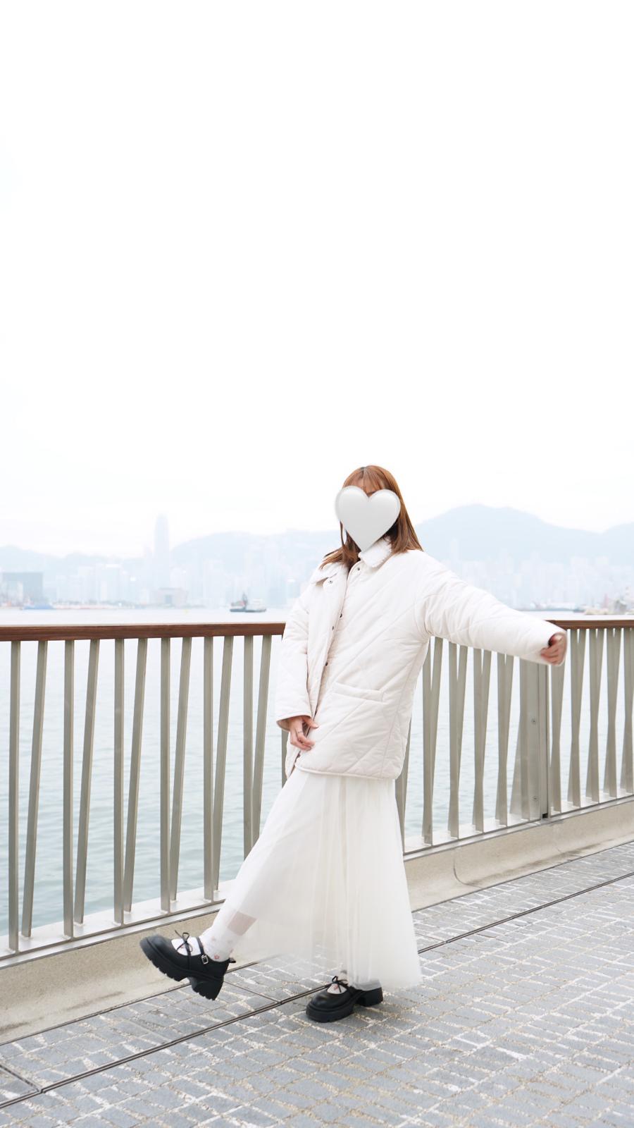棉花糖感夾棉外套