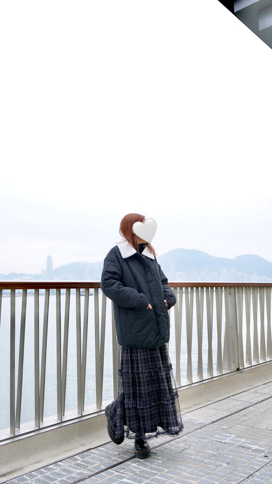 棉花糖感夾棉外套