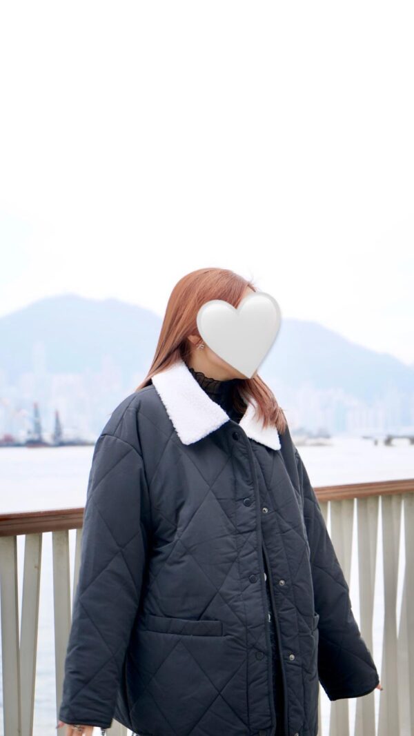 棉花糖感夾棉外套