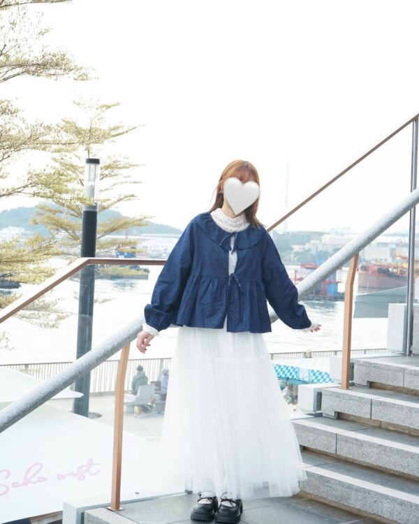 WhatsApp Image 2025-01-09 at 11.06.28 AM (2) 娃娃領蝴蝶結綁帶Top
