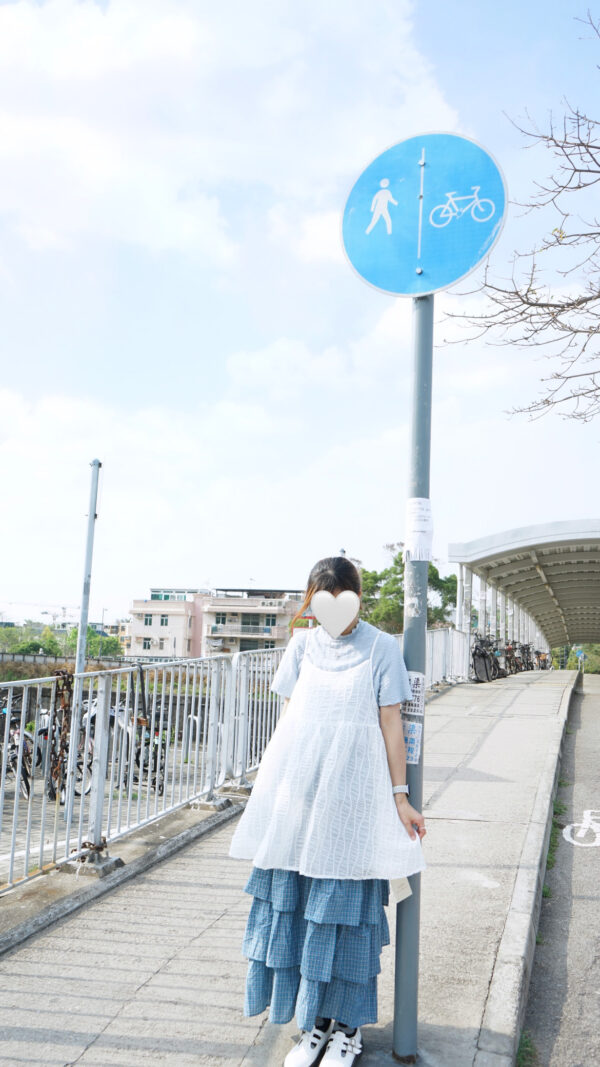 柔軟皺皺Ruffle Top