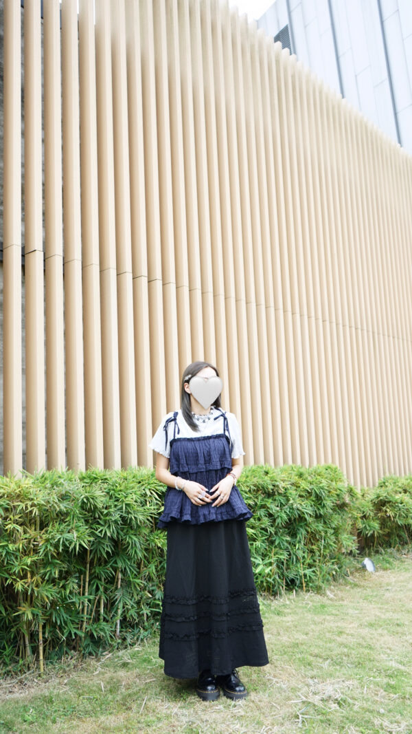 百撘小魚尾Ruffle邊Top