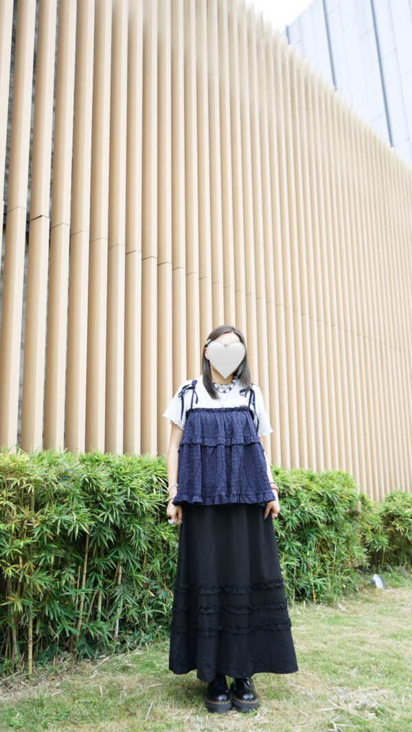 百撘小魚尾Ruffle邊Top