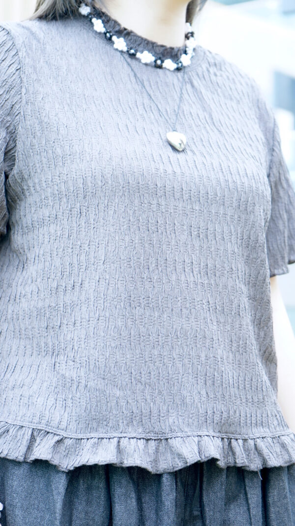 百撘小魚尾Ruffle邊Top