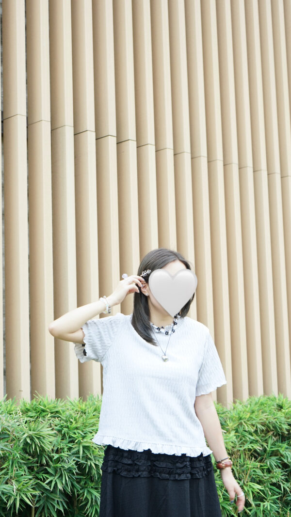 百撘小魚尾Ruffle邊Top