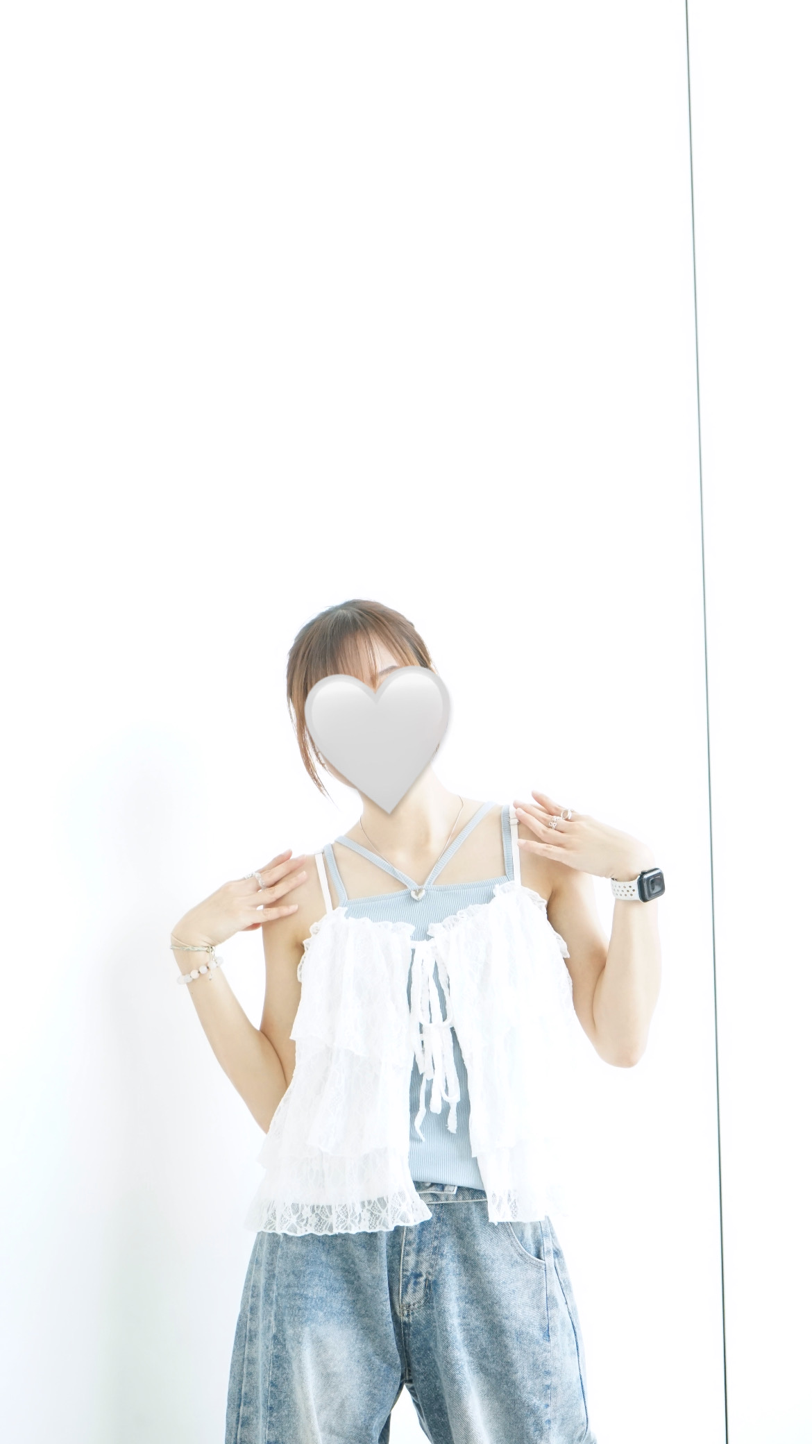 交叉雙肩帶Bra Top