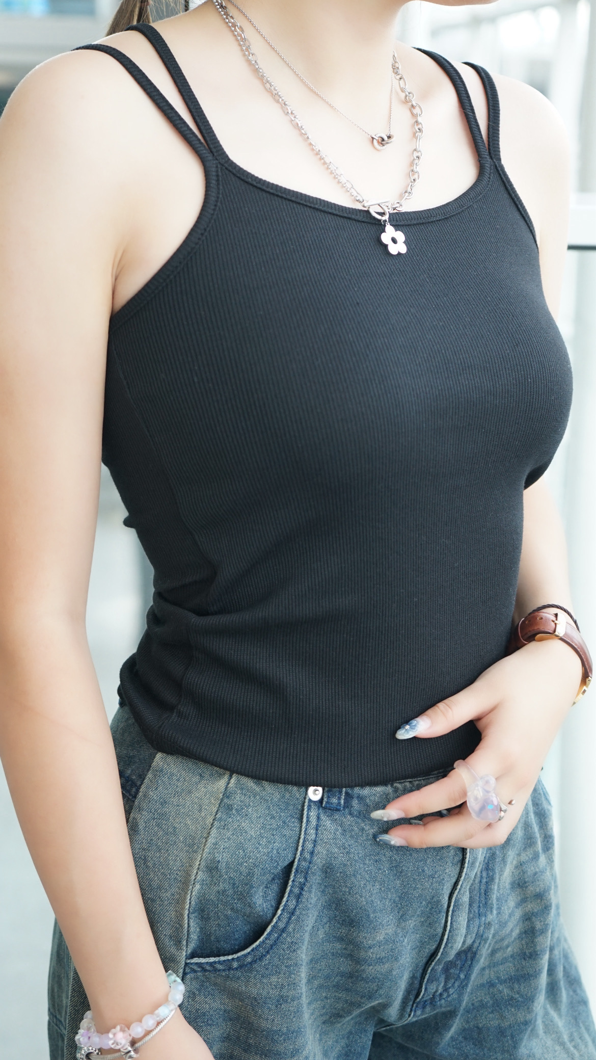 後分叉帶Bra Top