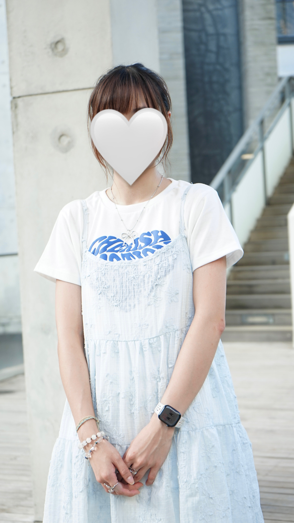40A945A4-667C-4094-87D1-04A9C9215A99 文字心心Crop tee