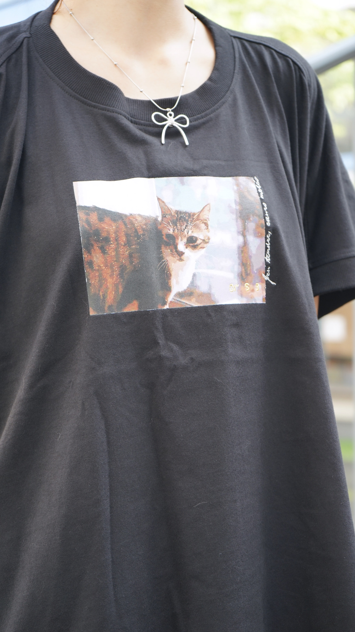 特別cutting! 刺繡貓貓Tee