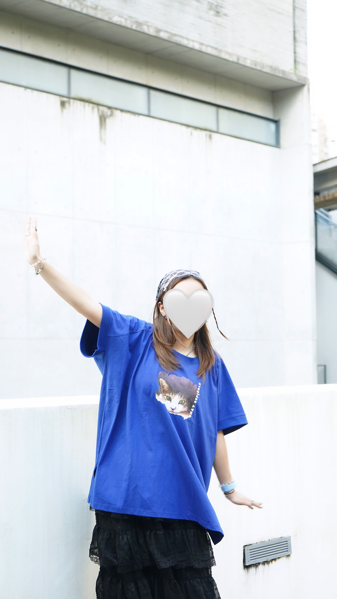 特別cutting! 刺繡貓貓Tee