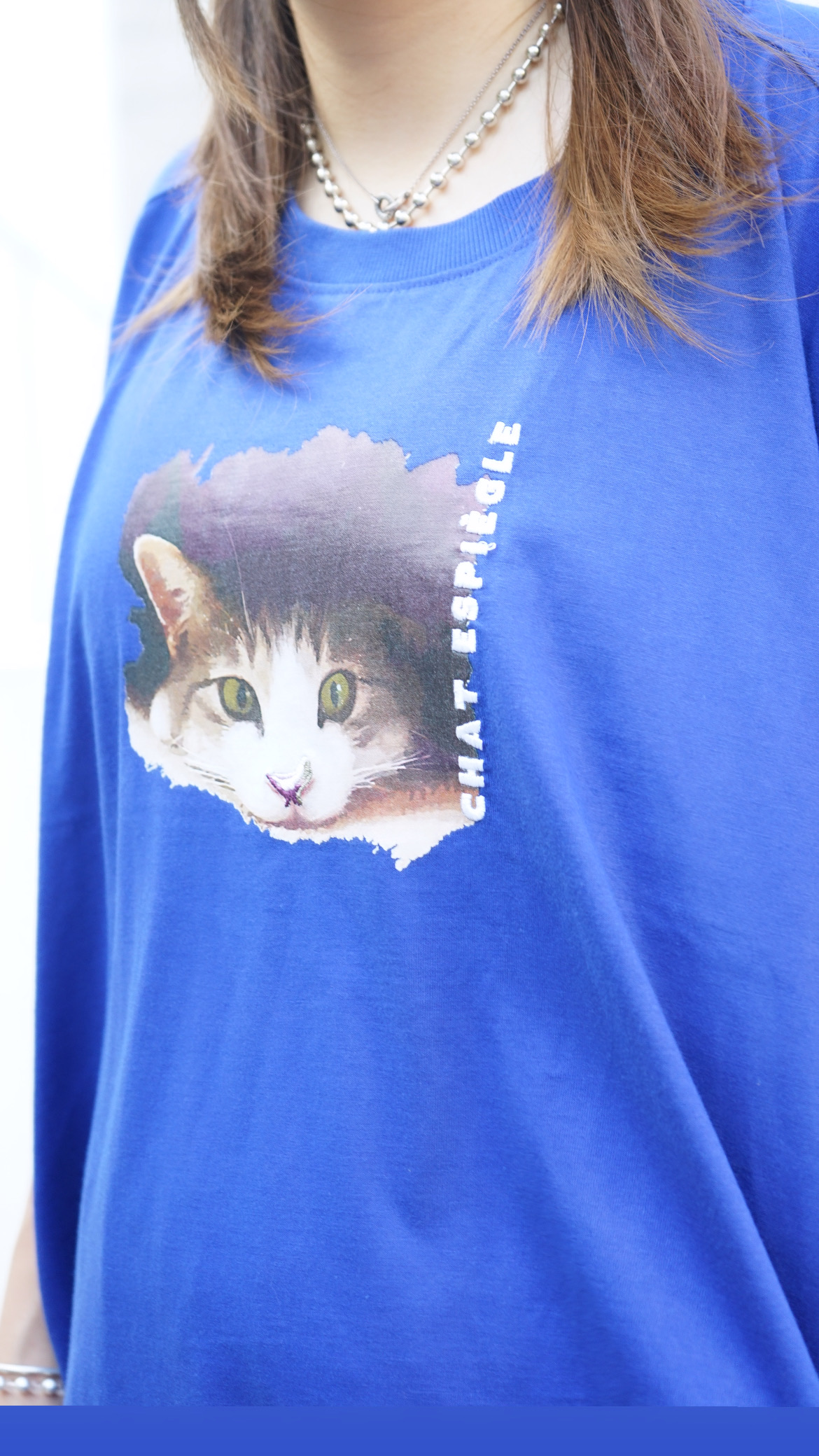 特別cutting! 刺繡貓貓Tee