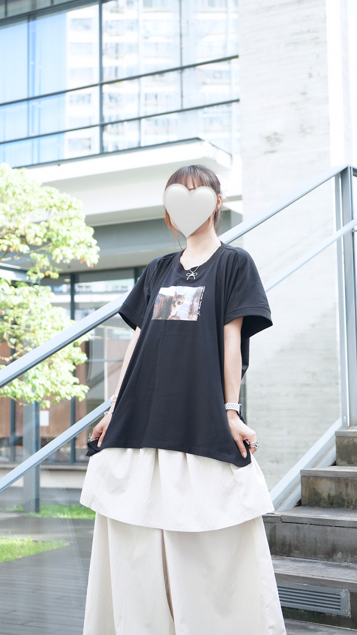 特別cutting! 刺繡貓貓Tee