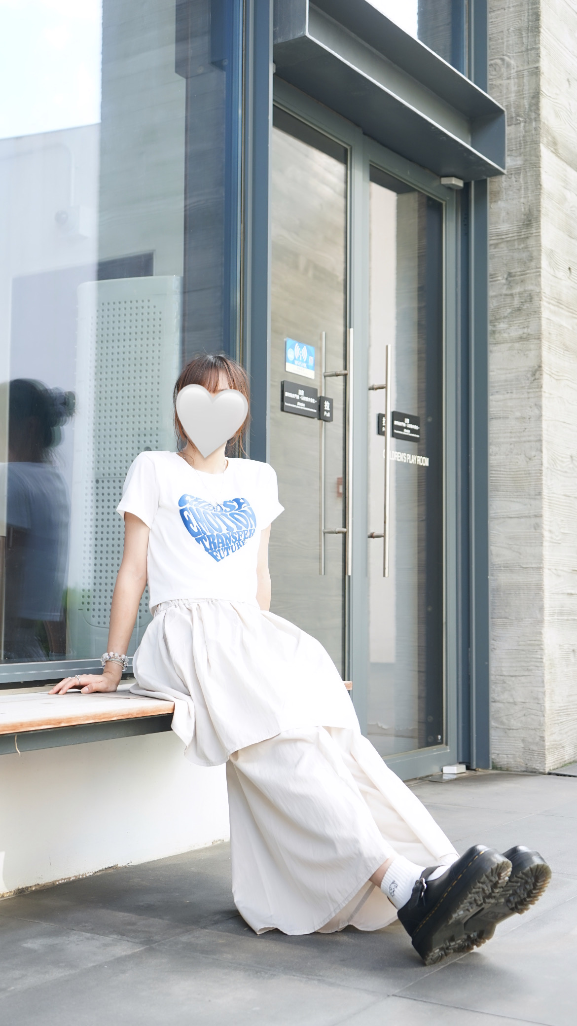 A834E244-A508-4C02-B0D7-673D9C88F8B3 文字心心Crop tee