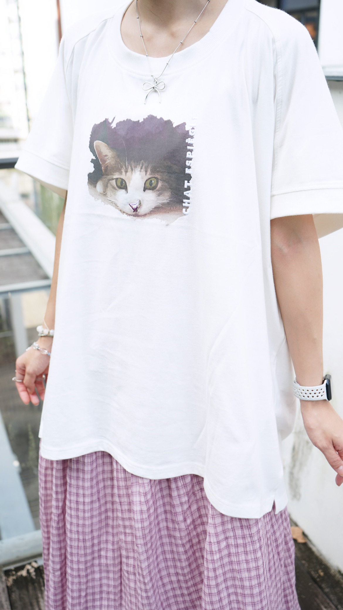 特別cutting! 刺繡貓貓Tee