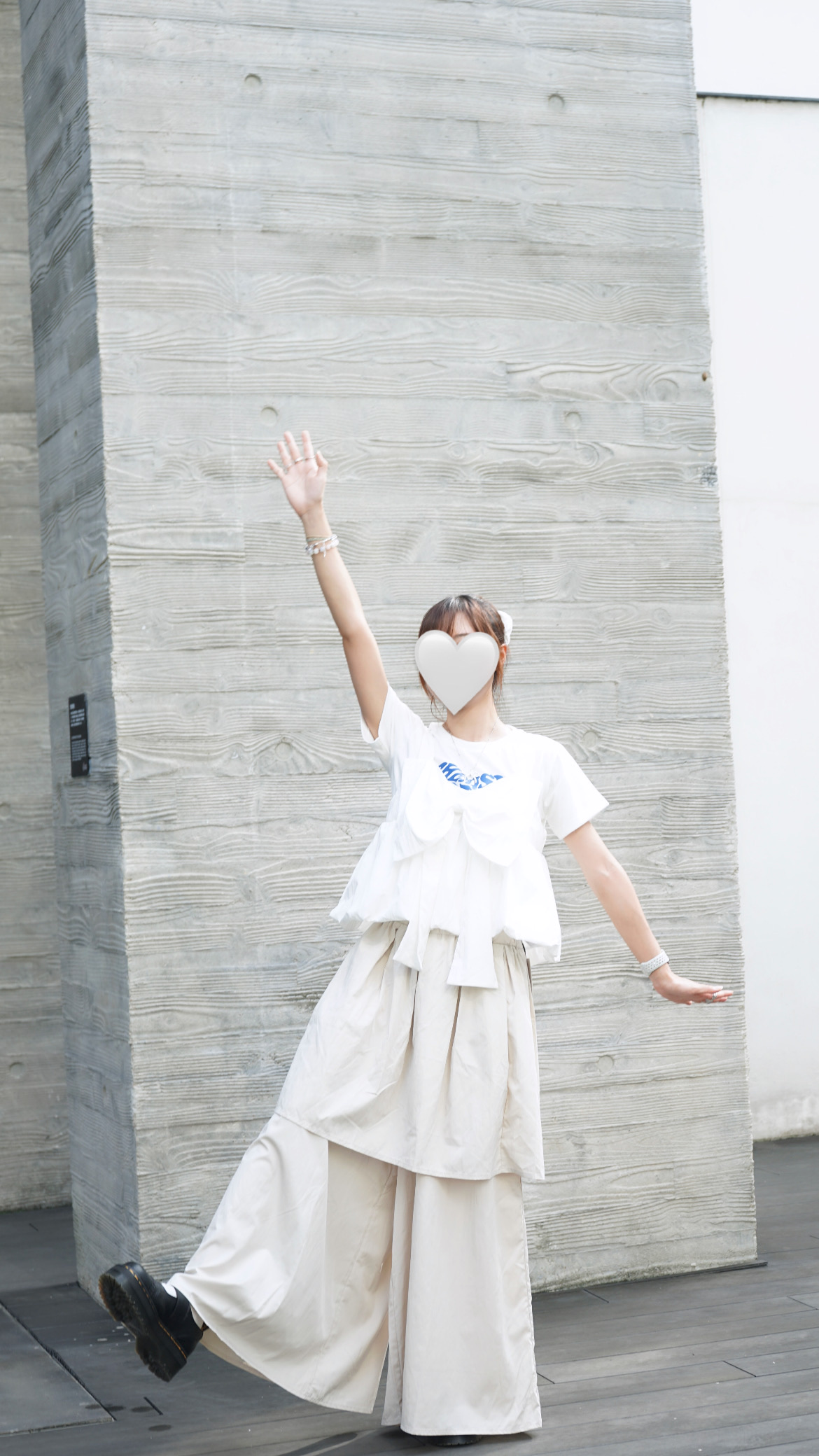 CFAF2504-E1DD-4A3A-97FA-8E904271675E 文字心心Crop tee
