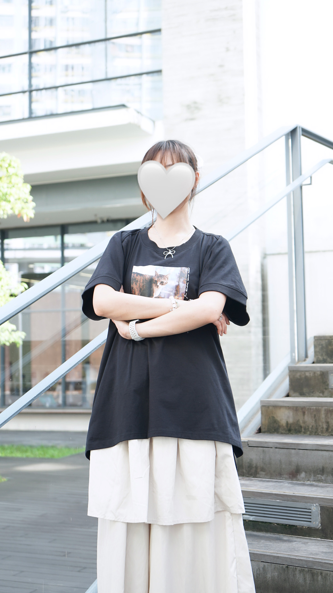 特別cutting! 刺繡貓貓Tee