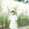 糖果色系繡花吊帶背心