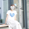EC99CA25-4A70-4EB1-8610-33F8C0A17797 文字心心Crop tee