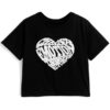 IMG_9400 文字心心Crop tee