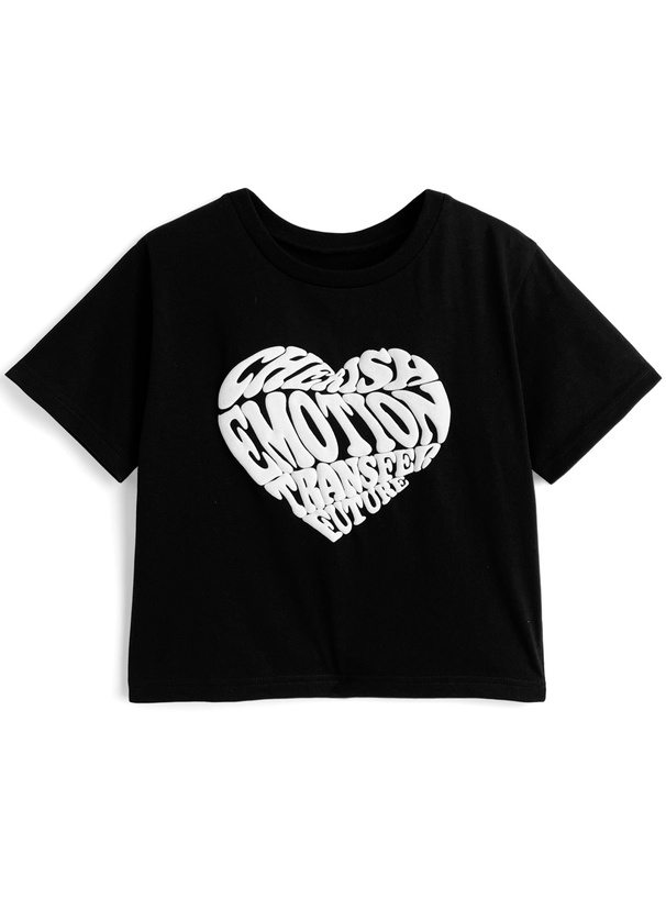 IMG_9400 文字心心Crop tee