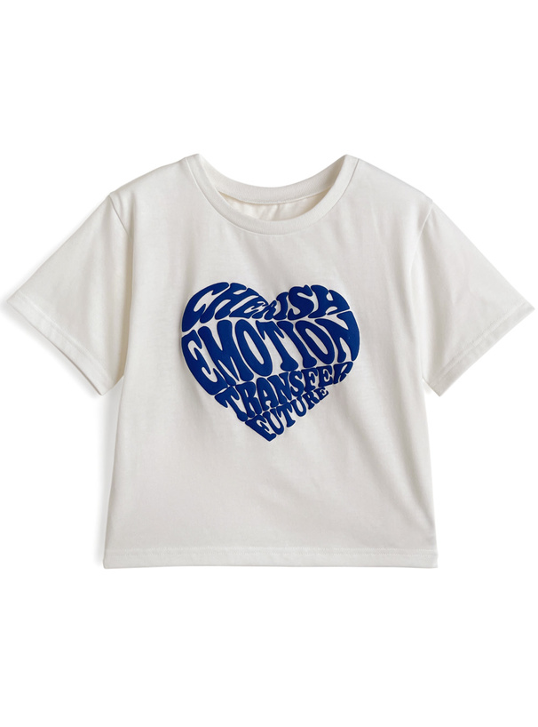 IMG_9401 文字心心Crop tee