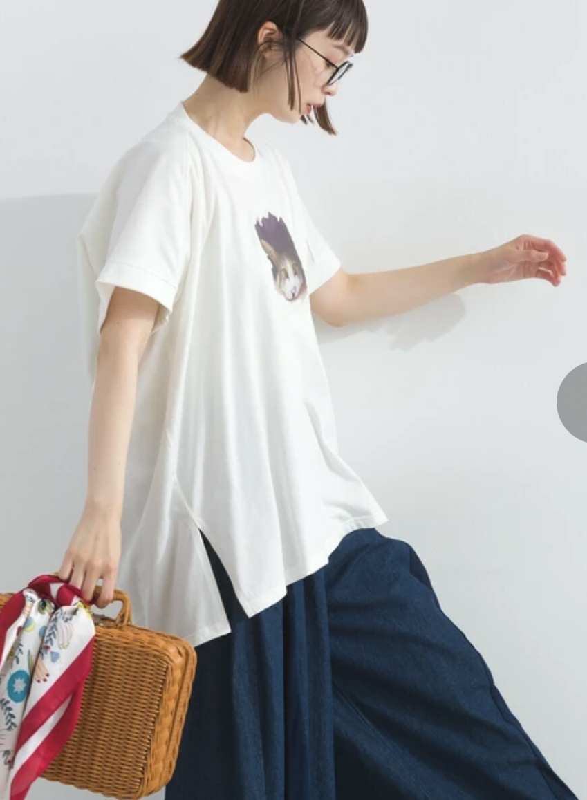 特別cutting! 刺繡貓貓Tee