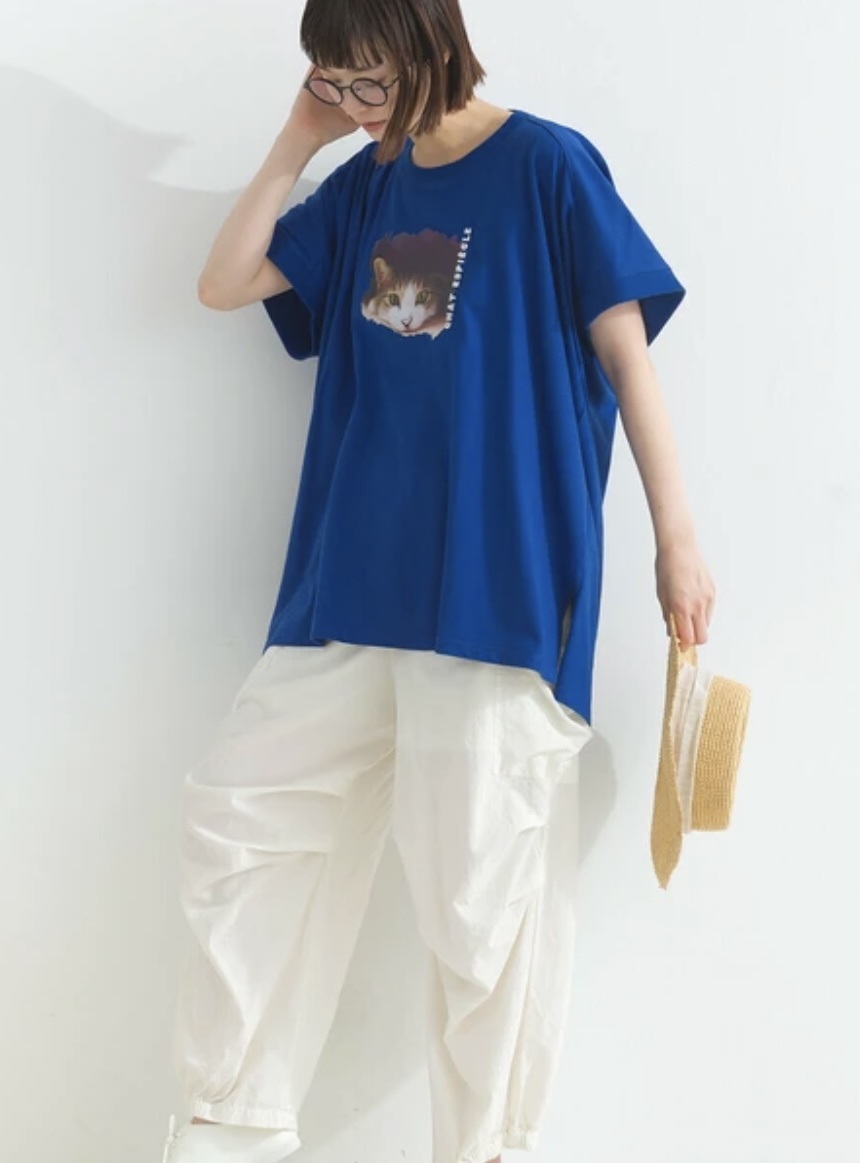 特別cutting! 刺繡貓貓Tee