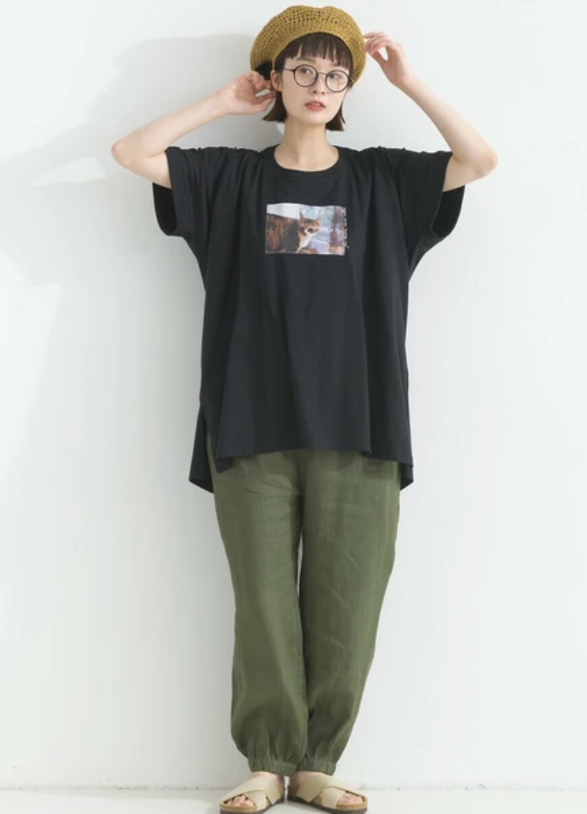 特別cutting! 刺繡貓貓Tee