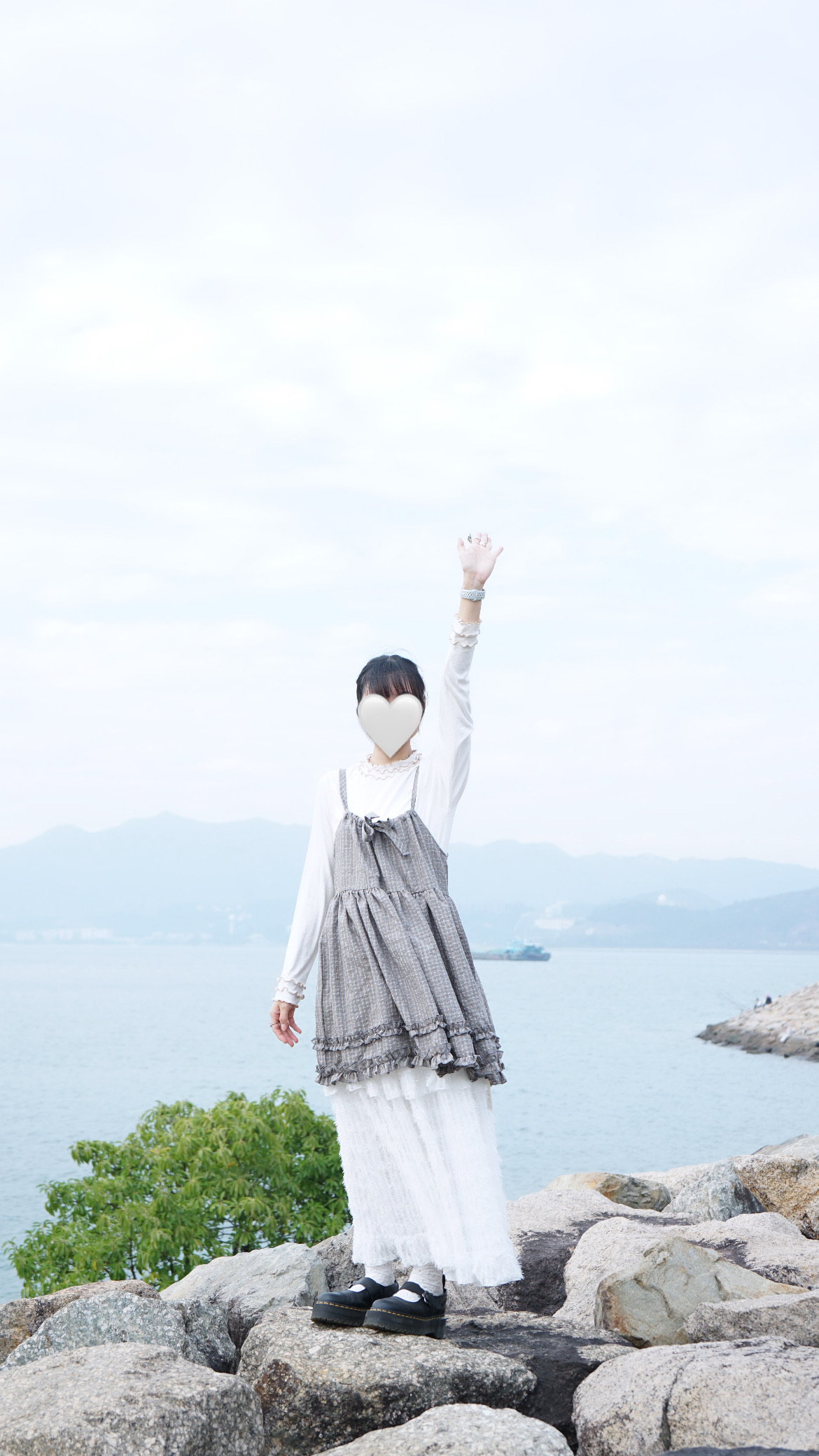 毛絨絨層層蛋糕裙
