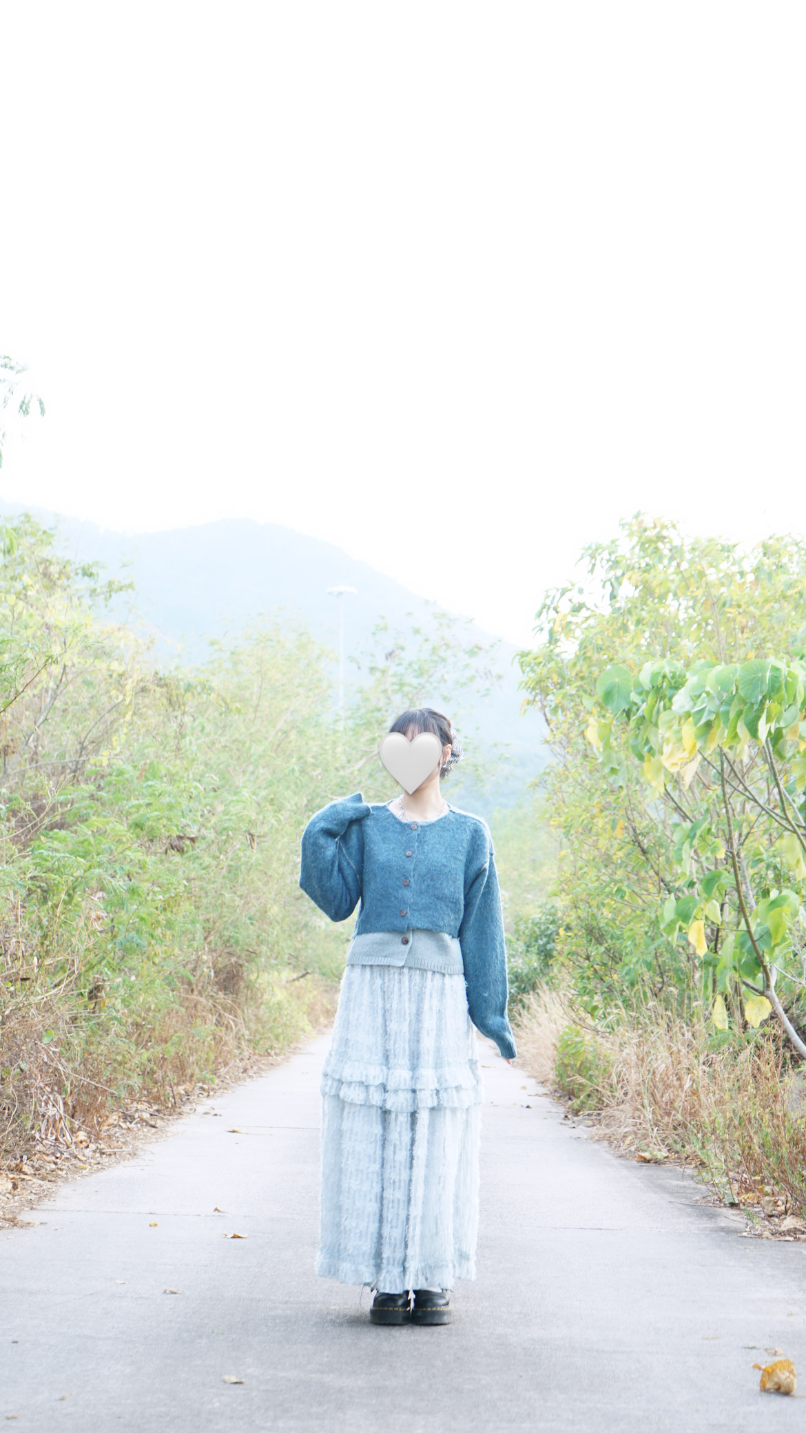 毛絨絨層層蛋糕裙