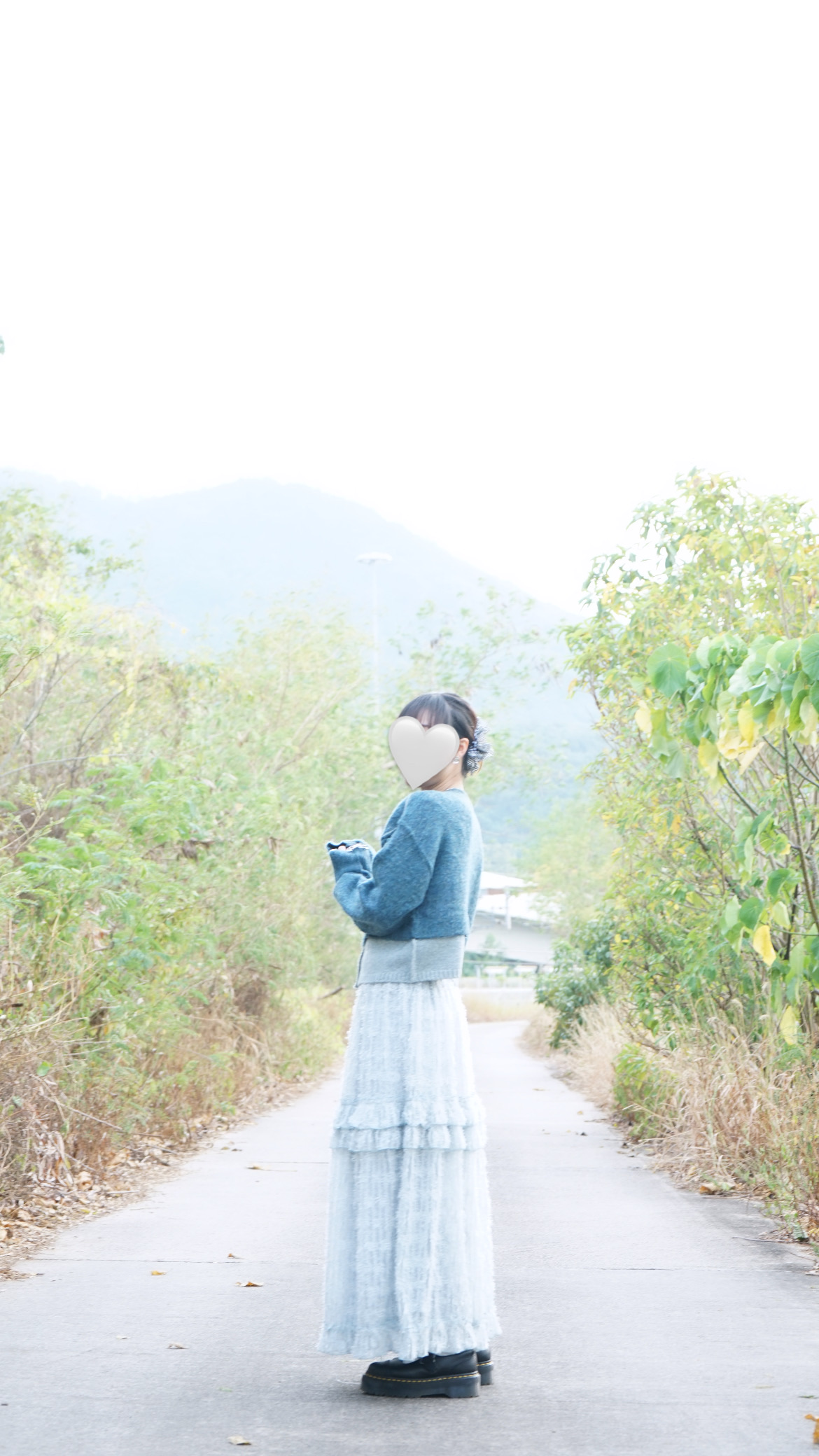 毛絨絨層層蛋糕裙