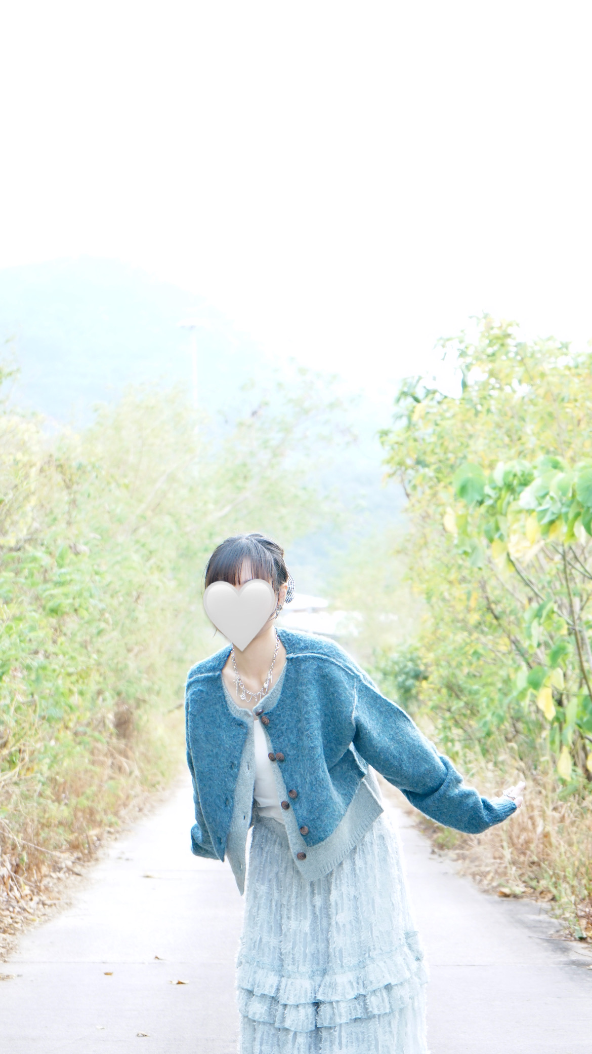 毛絨絨層層蛋糕裙