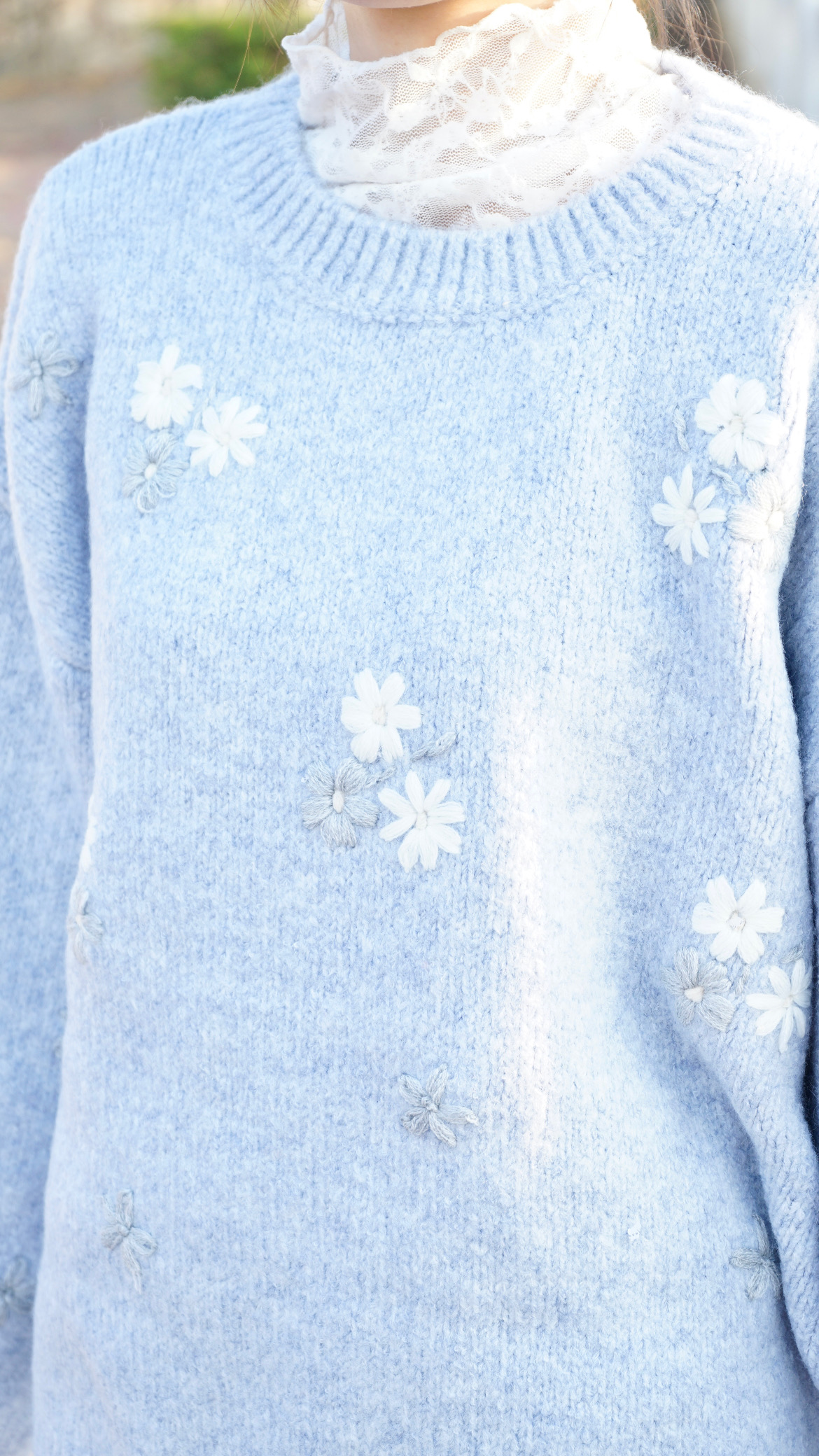 1C0C8D7B-0AA7-411D-BE52-6DDF8B8803C2 必入手!軟棉棉刺繡小花花冷衫