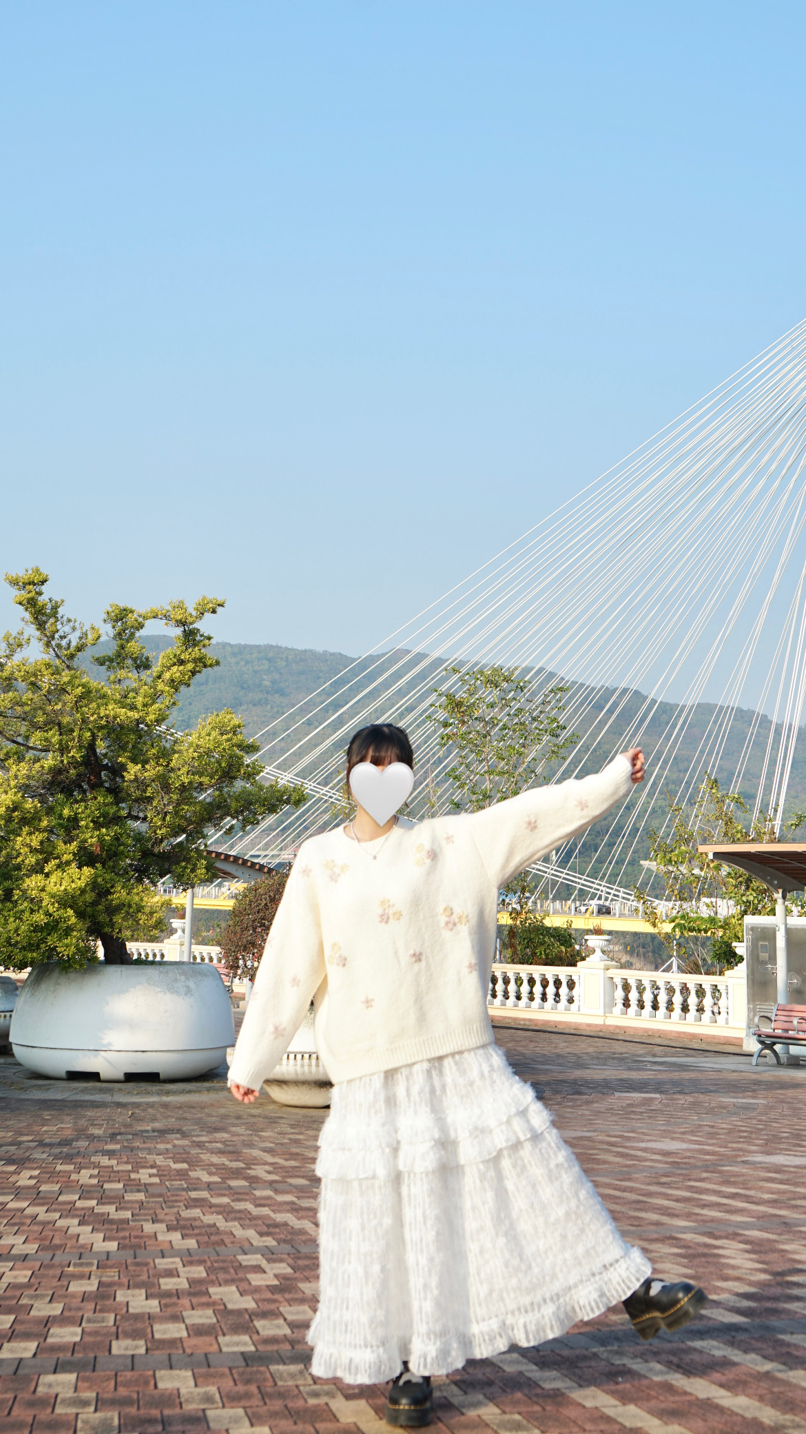 毛絨絨層層蛋糕裙