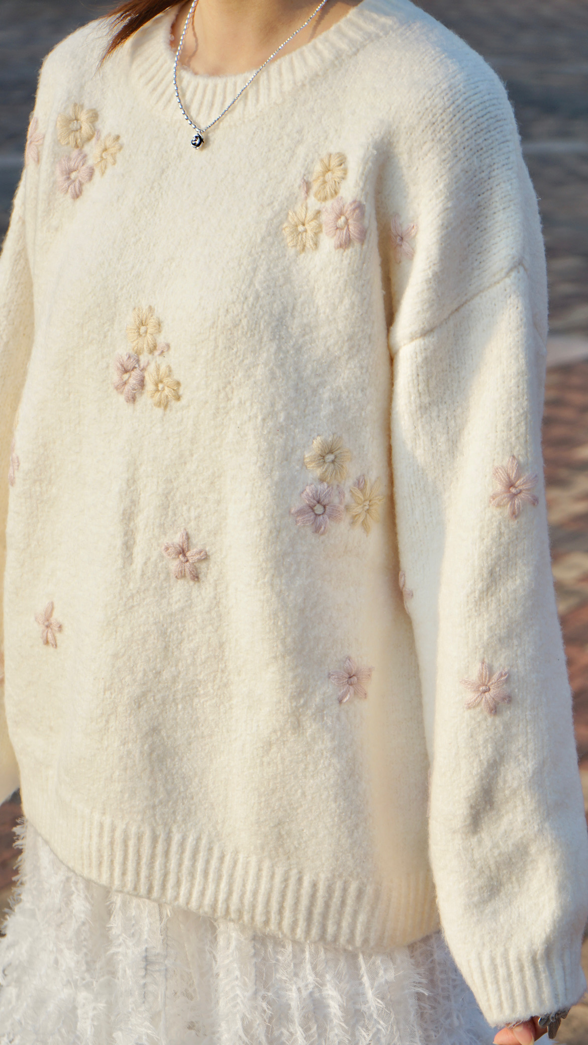 CEF9ECF0-BC75-4F75-B4F5-DC98DD269790 必入手!軟棉棉刺繡小花花冷衫
