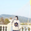 靚格紋layer兩層傘裙