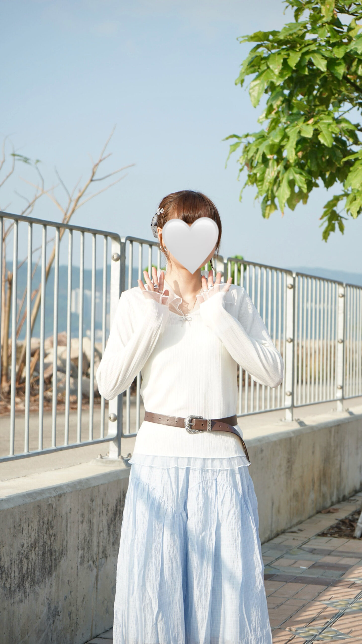 IMG_4089 襯衫必備!拼透紗有領柔軟top