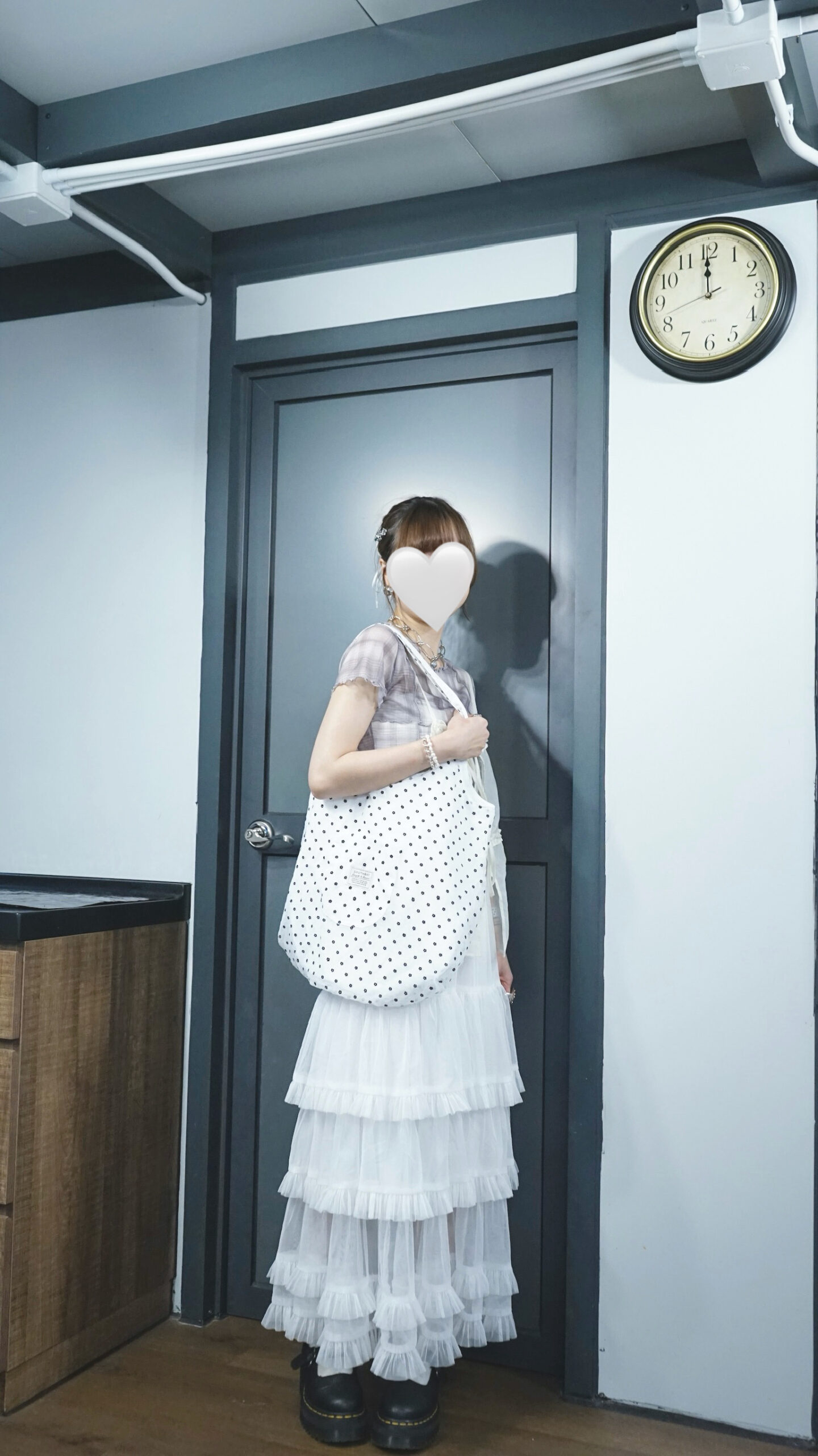 超大容量！雙面小花花tote bag