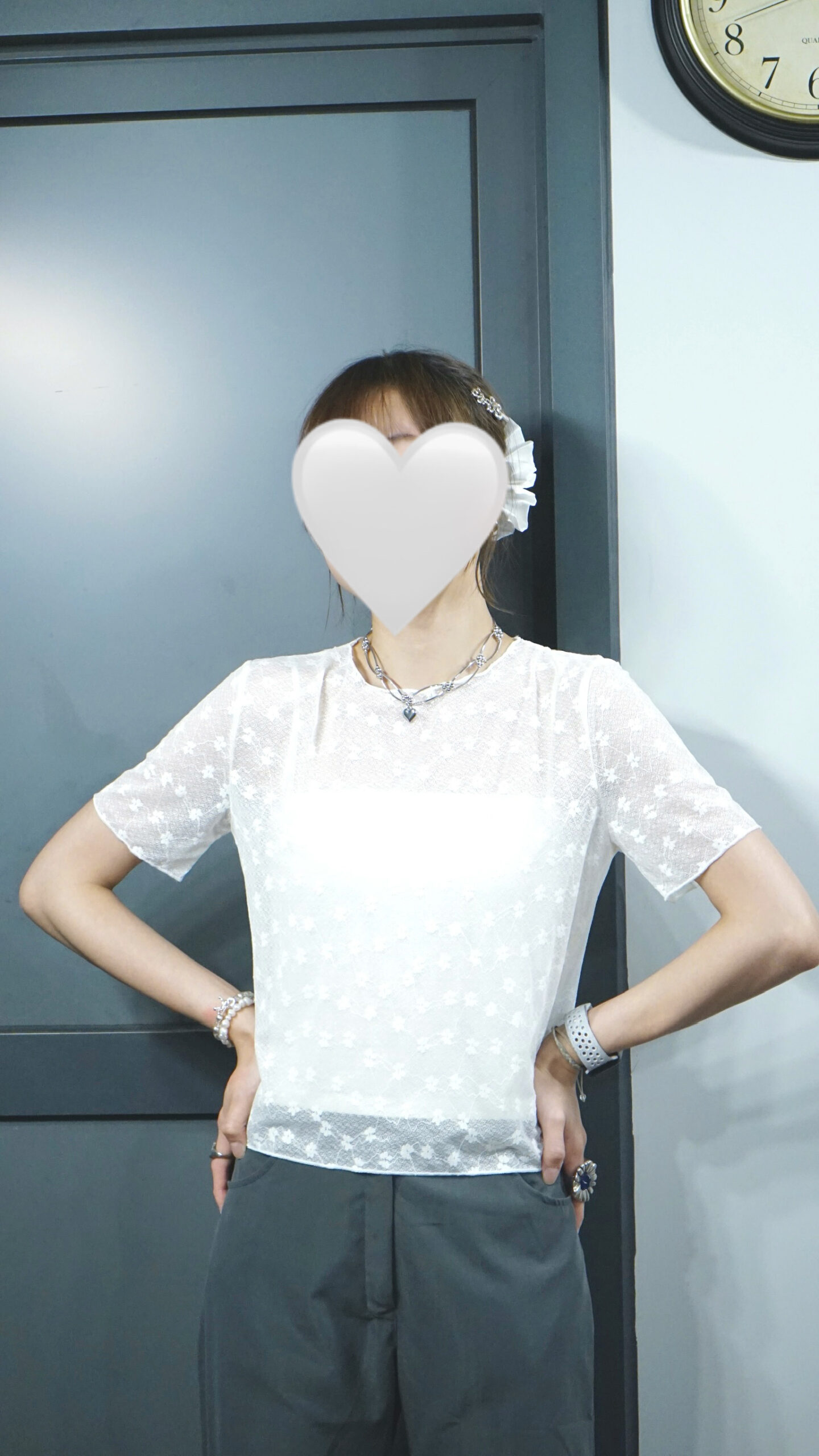 超舒服小花花透薄top