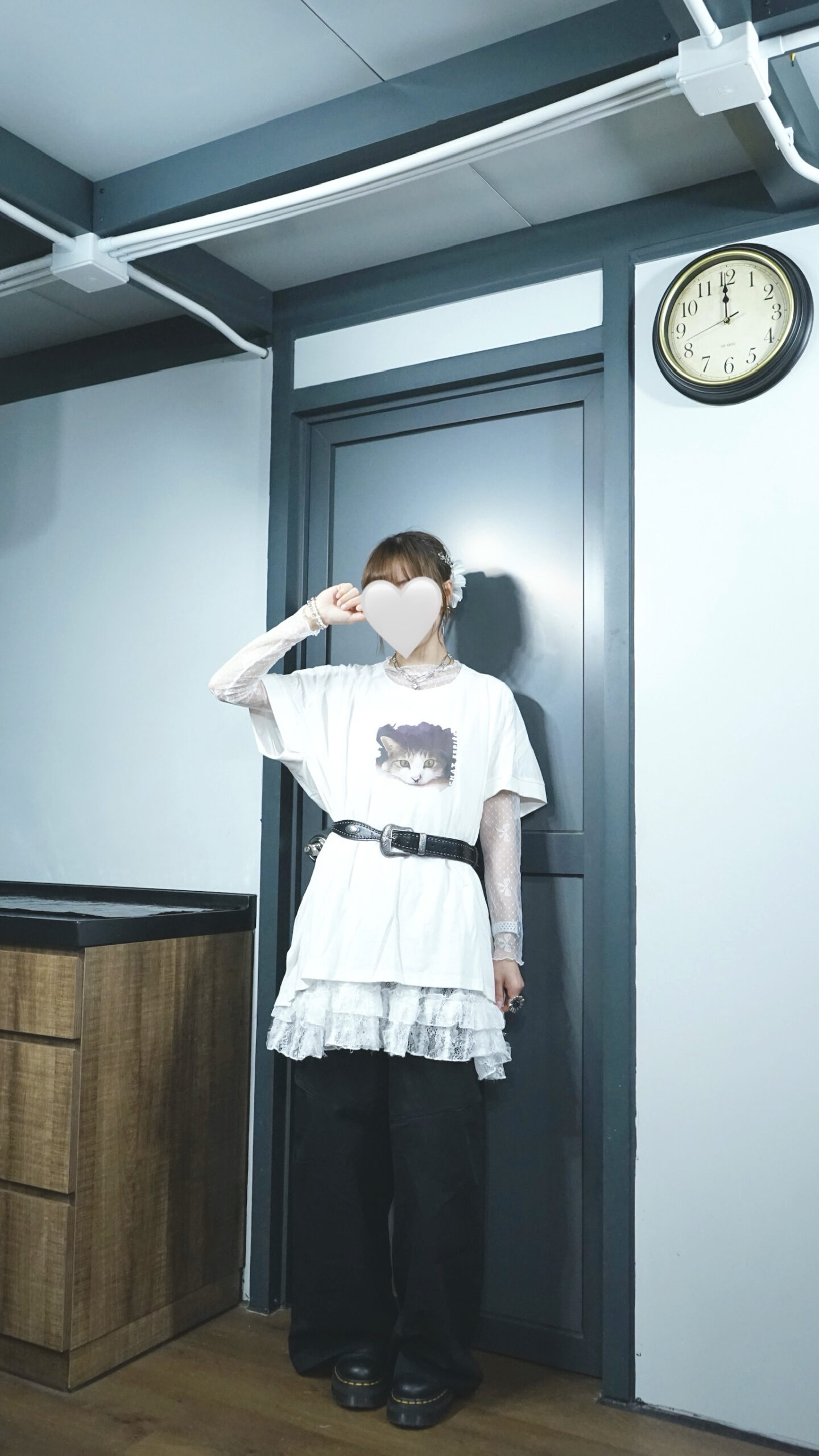 特別cutting! 刺繡貓貓Tee
