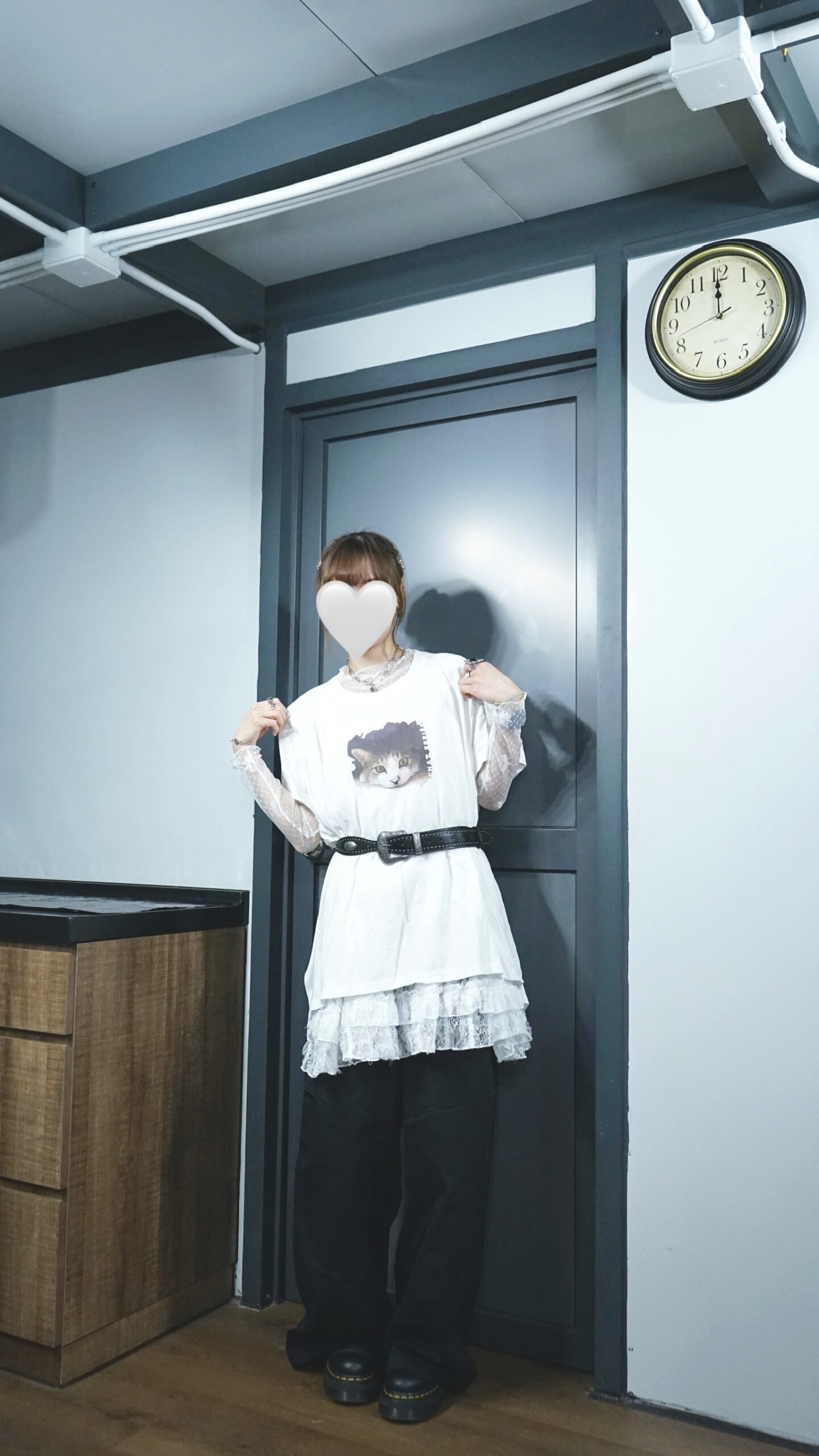特別cutting! 刺繡貓貓Tee