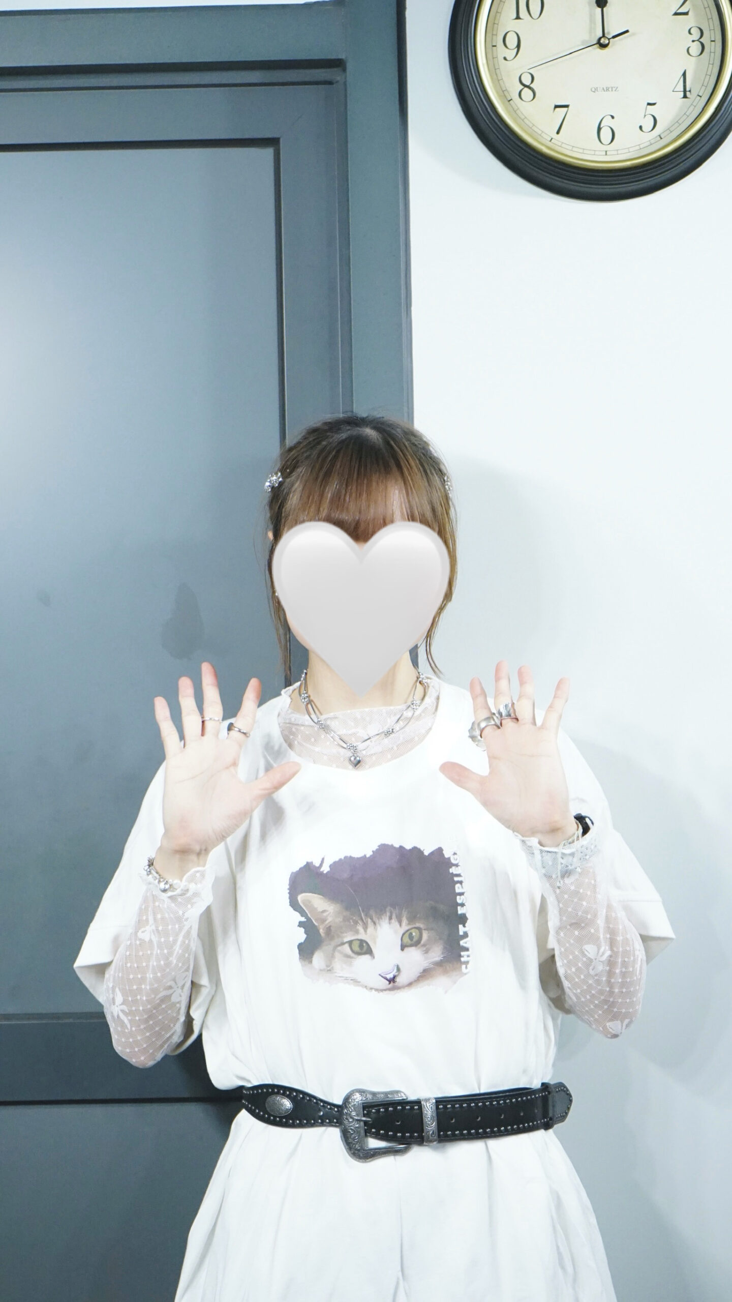 特別cutting! 刺繡貓貓Tee