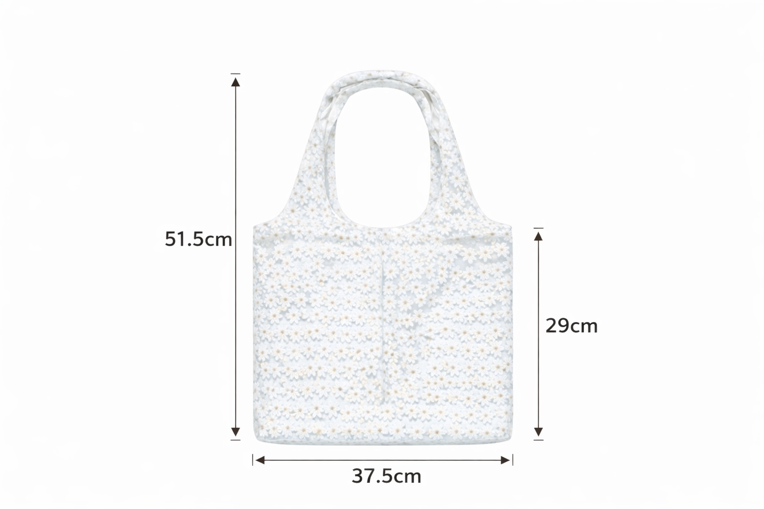 超高質刺繡小雛菊tote bag