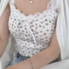 滿滿細節小碎花bra top