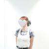 韓系棉質百褶中長裙