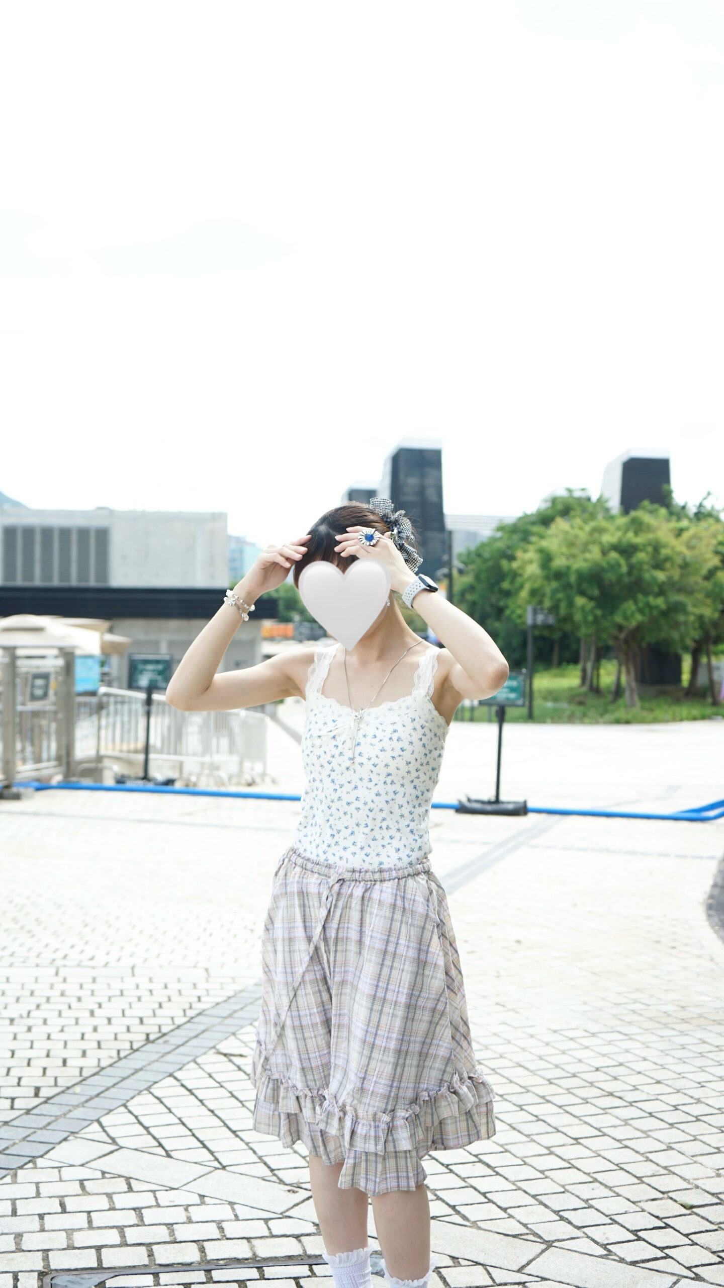 滿滿細節小碎花bra top
