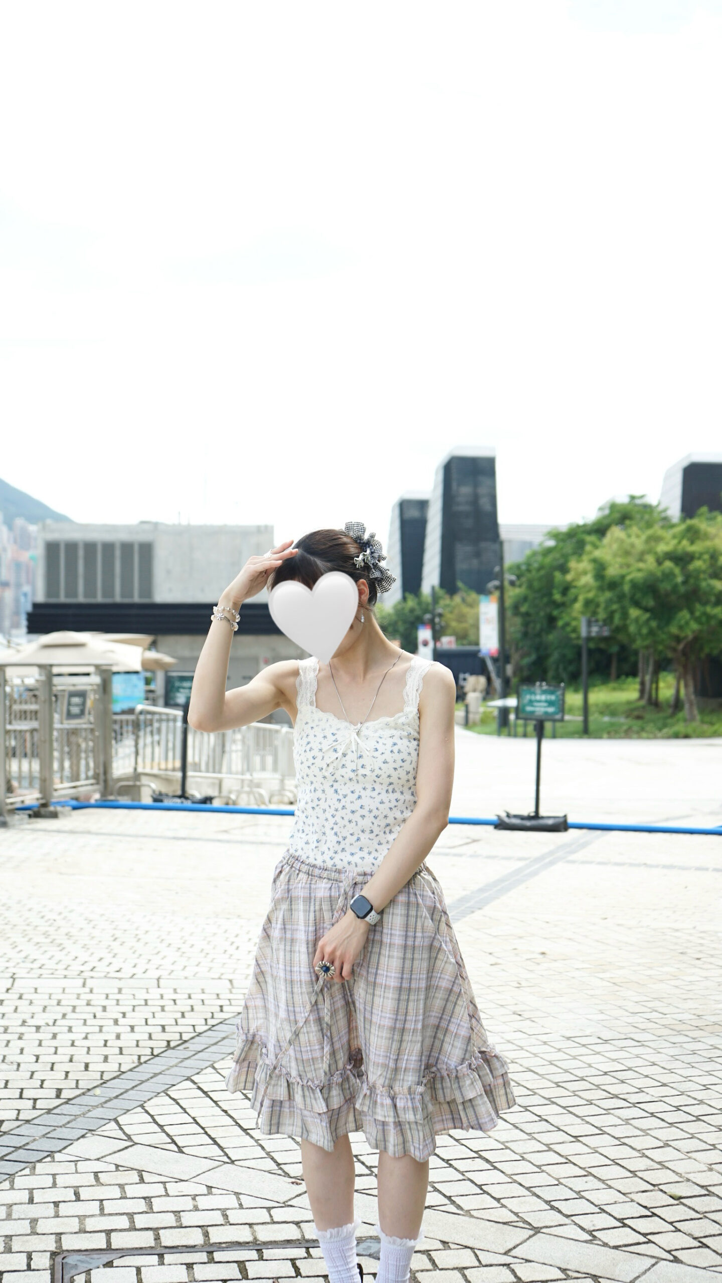 滿滿細節小碎花bra top