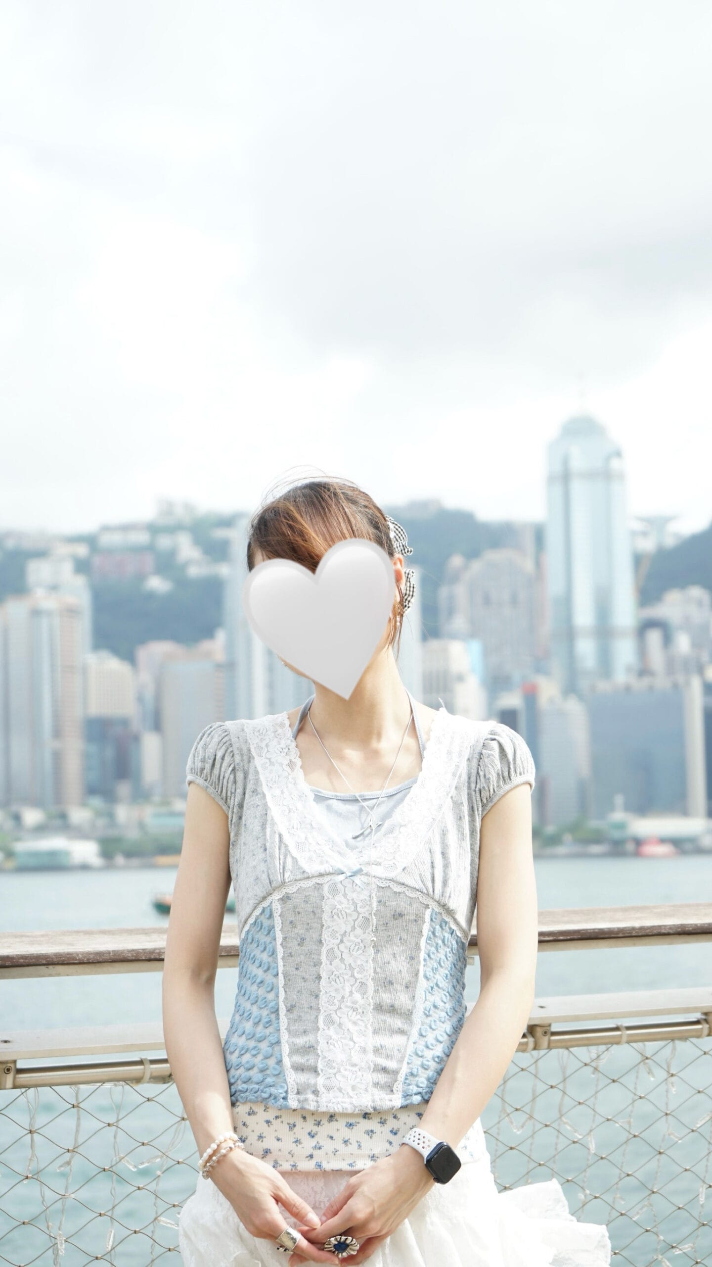 超美～小碎花lace拼布顯瘦上衣
